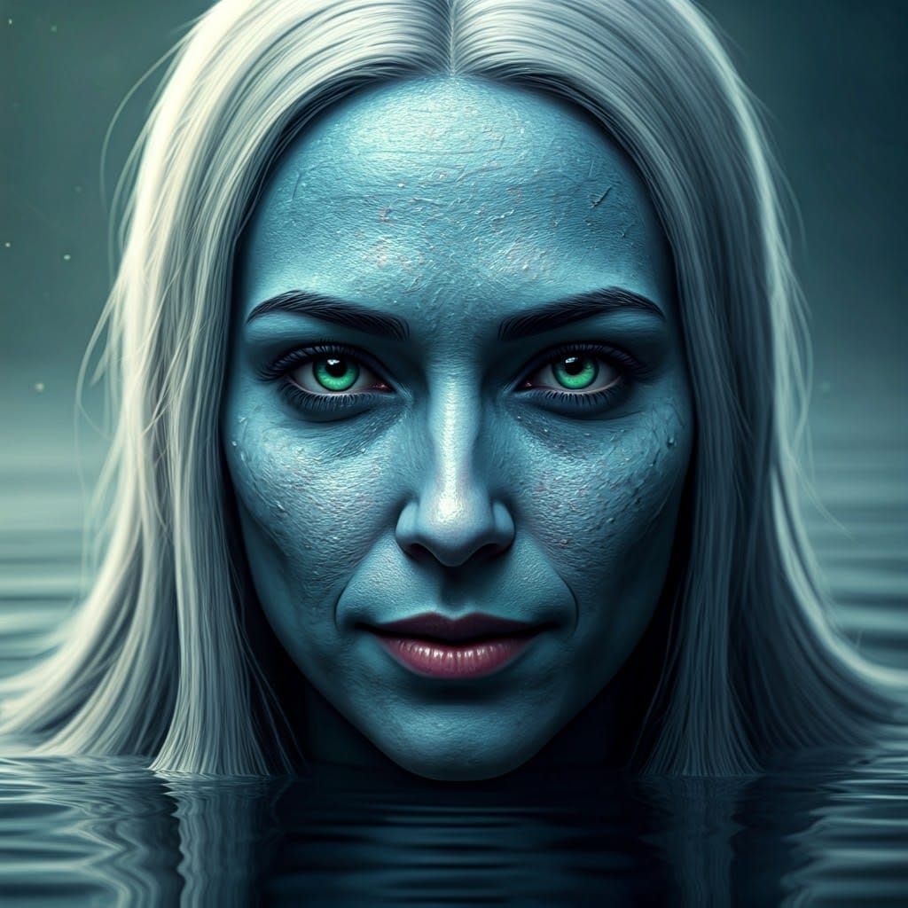 Live action movie adaptation style photographically taken real face of a model Feminine Extremely unique Ultrarealistic closeup photography....