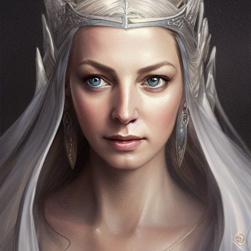 Lady Galadriel Of The Second Age Ai Generated Artwork Nightcafe Creator 5688