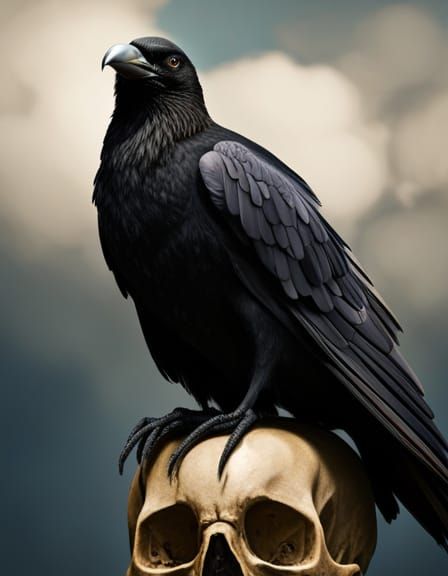 The Raven - AI Generated Artwork - NightCafe Creator