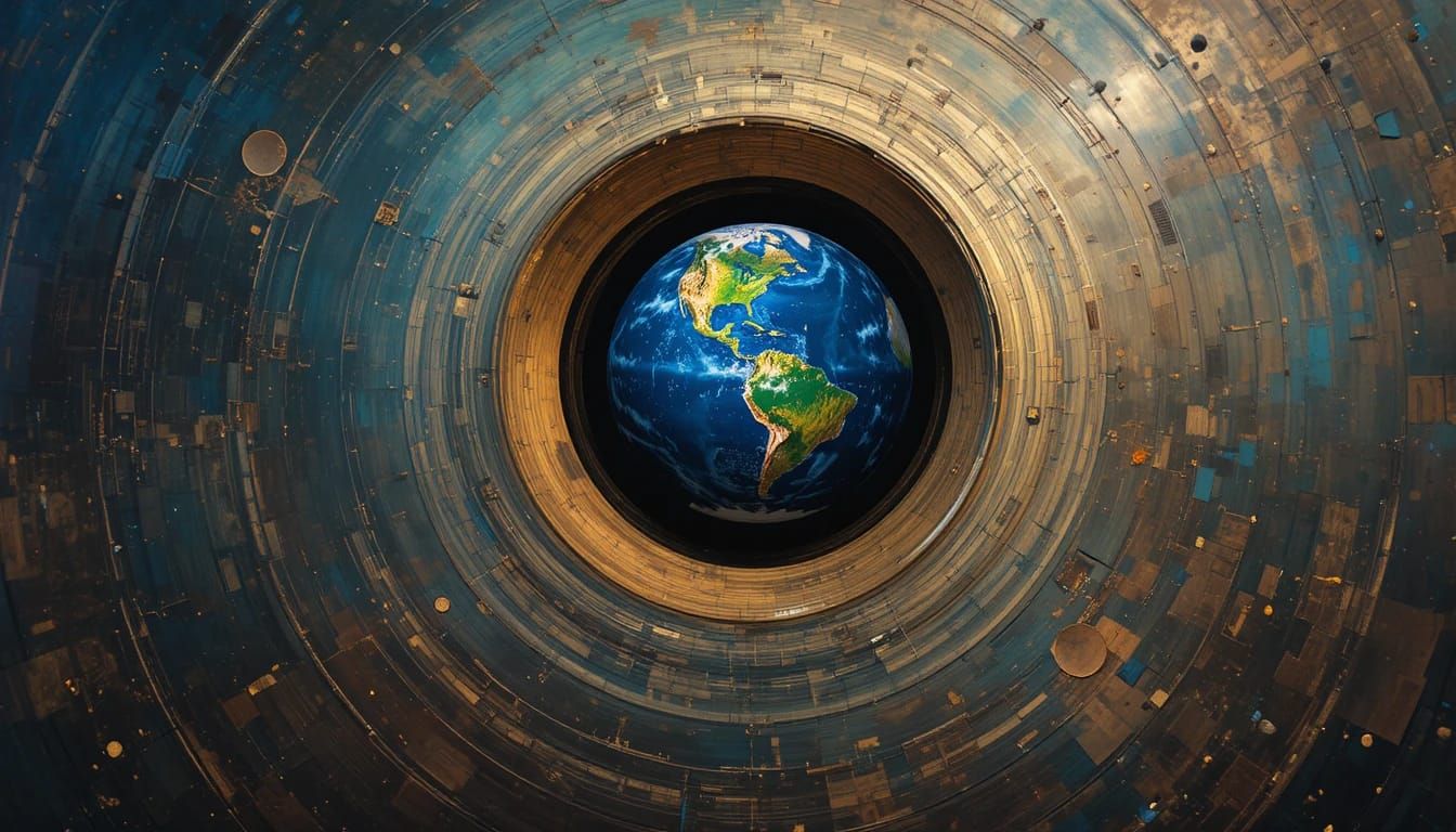 Looking at the earth through Waste Management's immense spac...