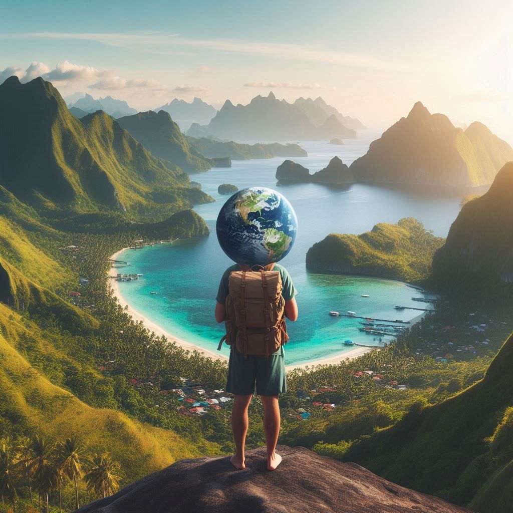 Earth traveling earth