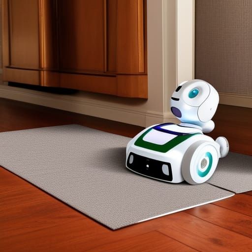 Robotic Vacuum Dog Problem Solved! AI Generated Artwork NightCafe