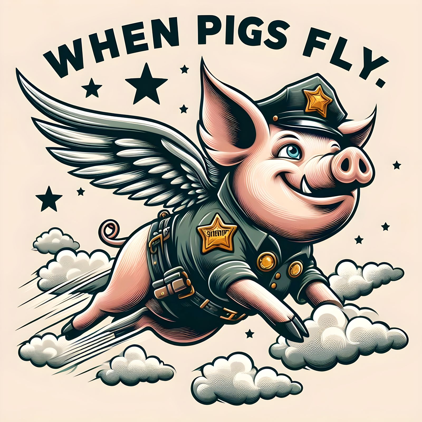 When pigs fly