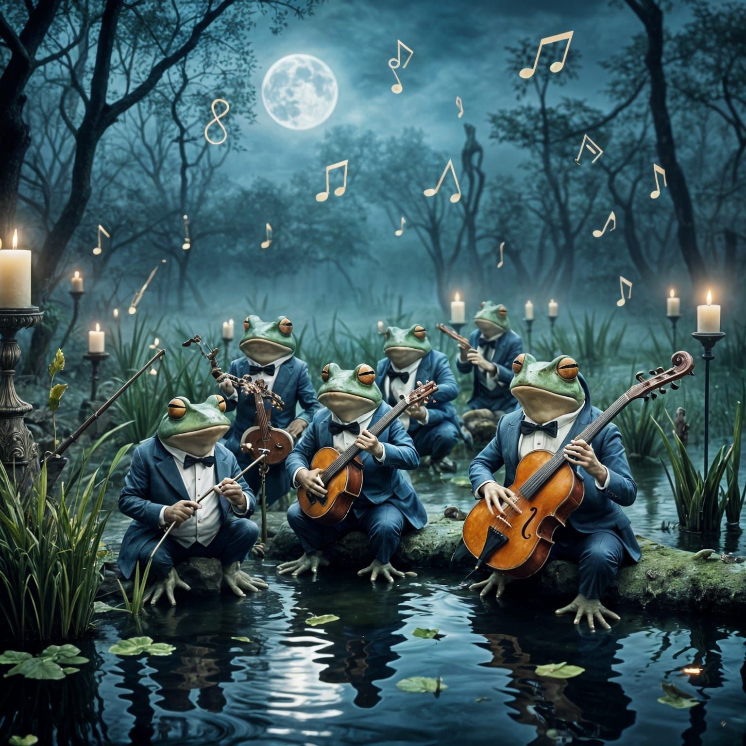 Pond Symphony presents: Frogs Sonata in Ab minor
