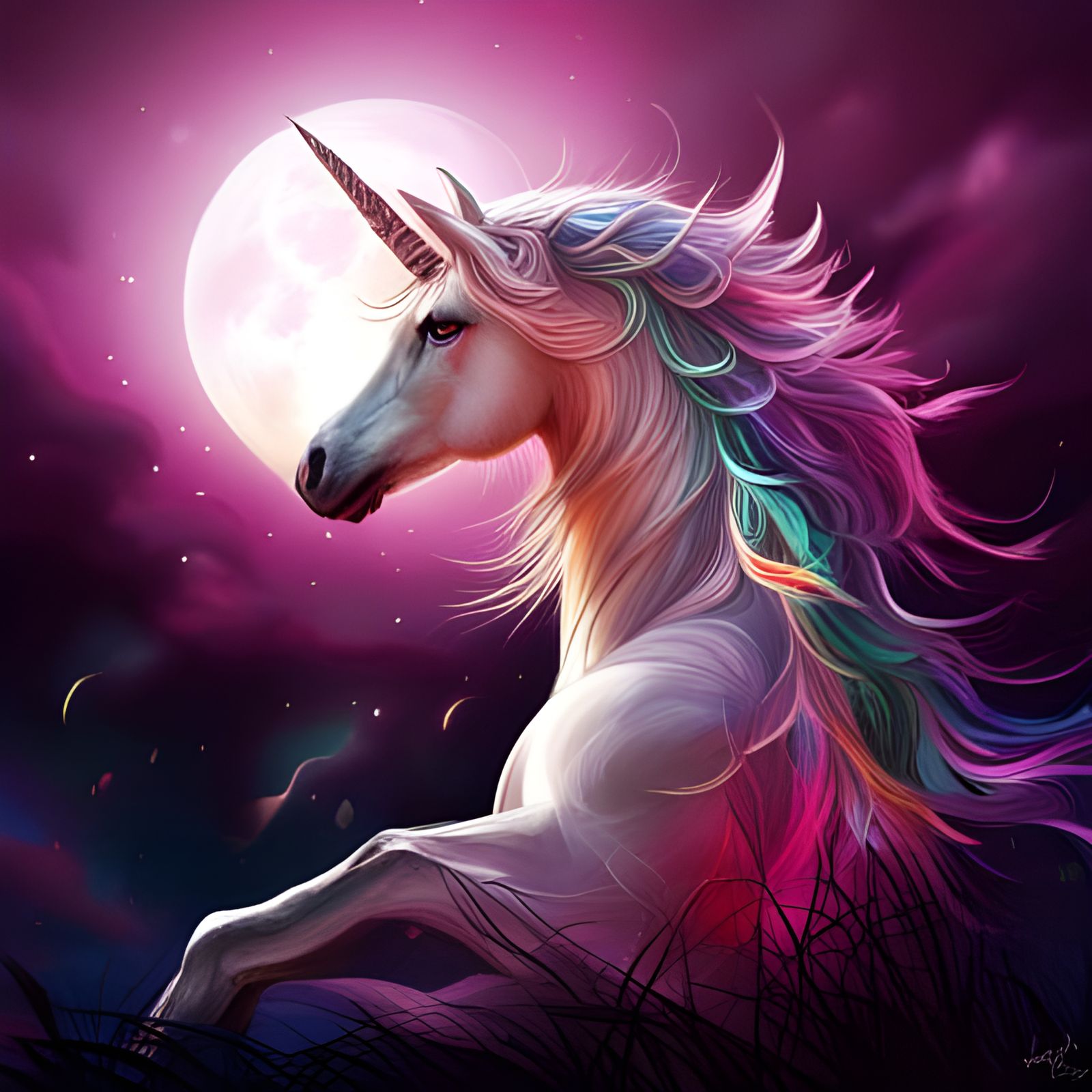 Moon unicorn