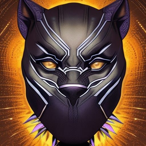 King Black Panther : R Nightcafe