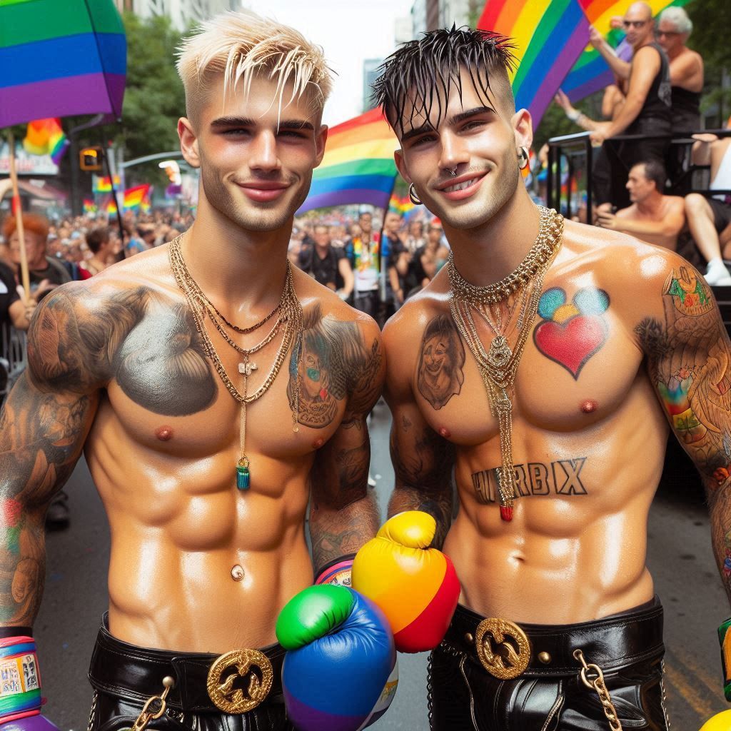 Boxers Came to Pride Parade