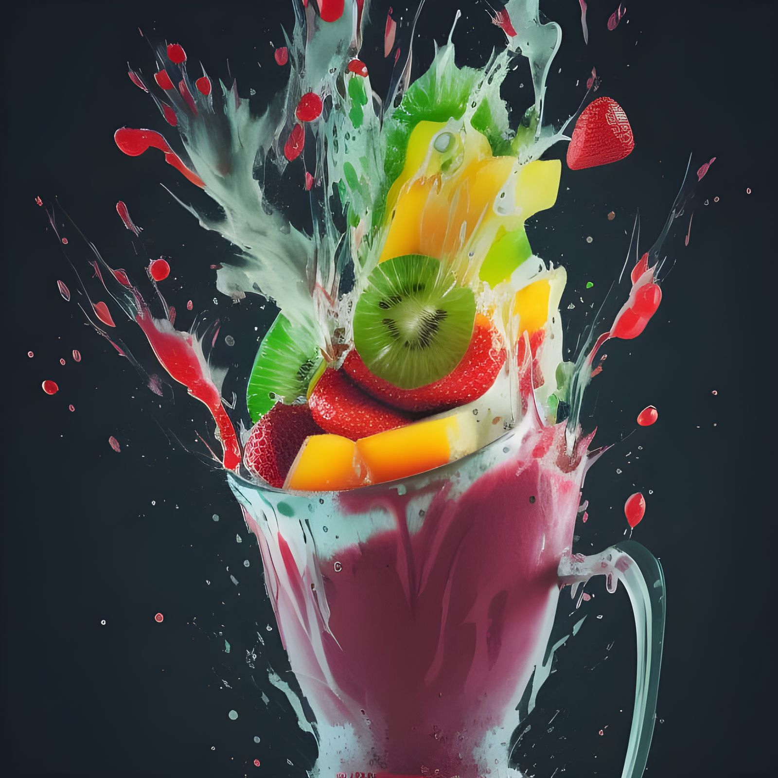 Fruit Smoothie   by @Nate