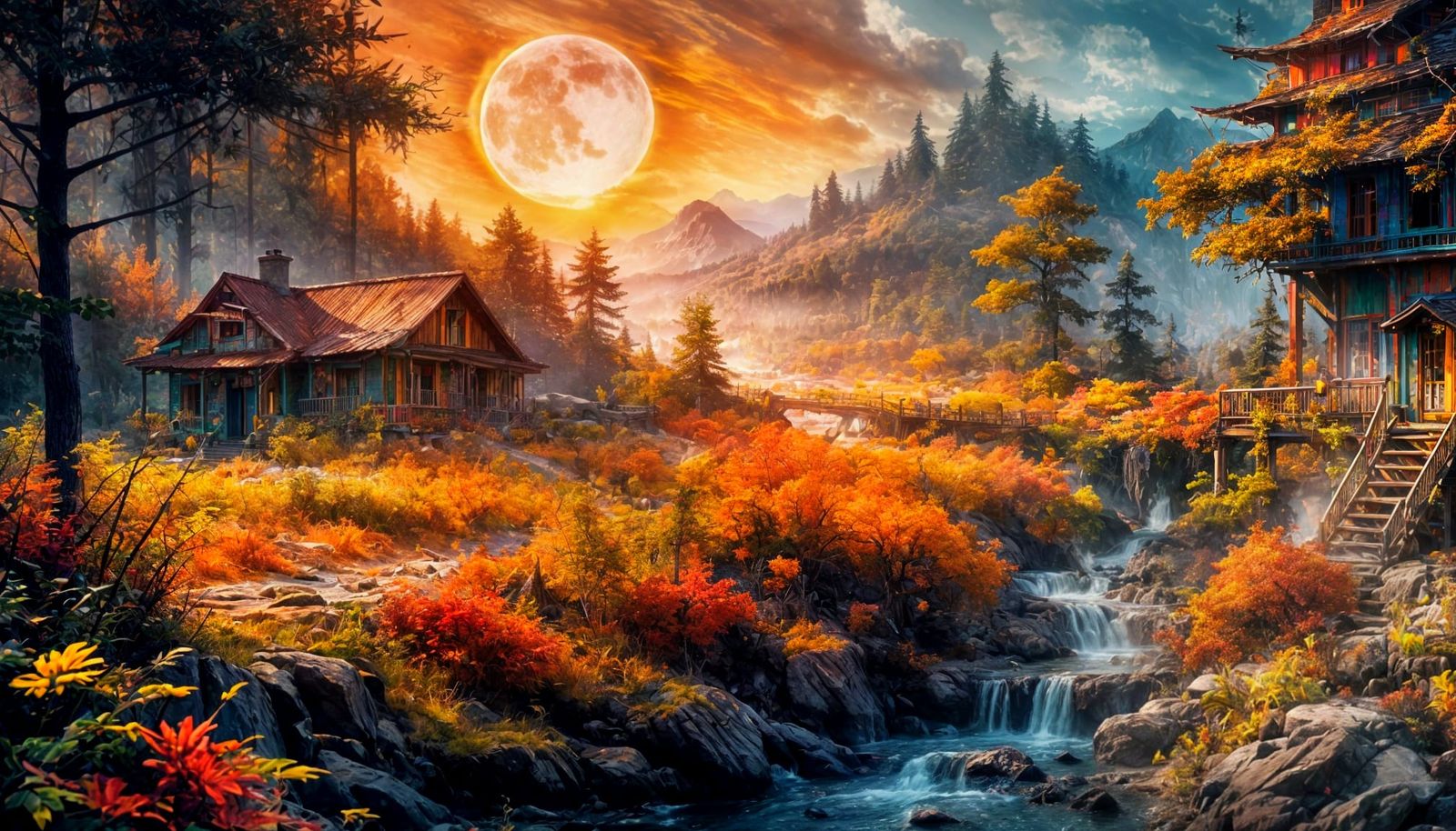 Autumn - Nature Reclamation  by @The Leycer