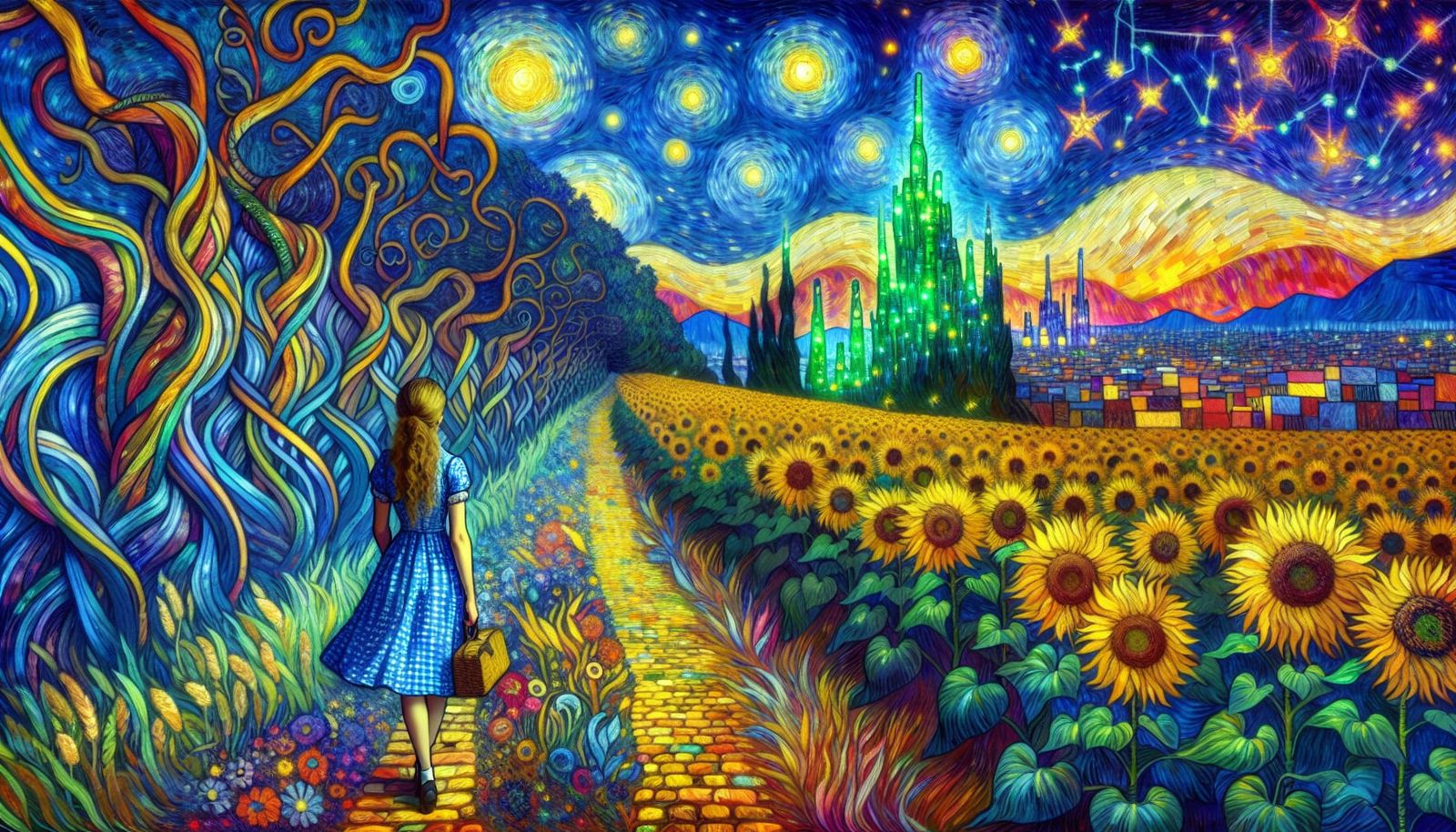 Van Gogh's Oz  by @Foul Rabbit