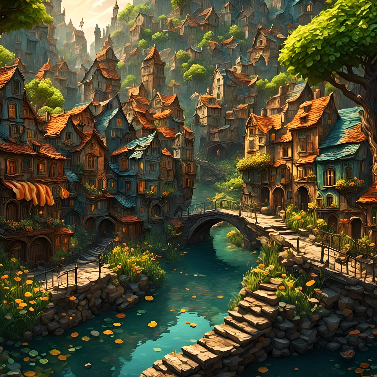 <lora:ThickPaint:1.3> a city