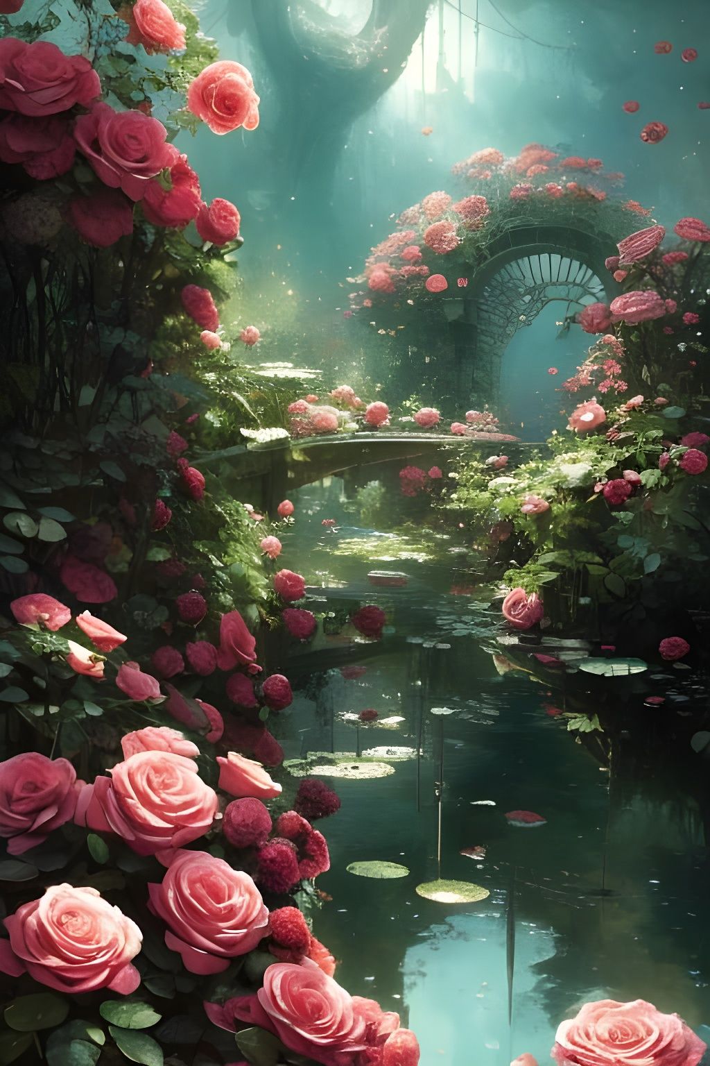 Industrial Rose Garden  by @Kle00