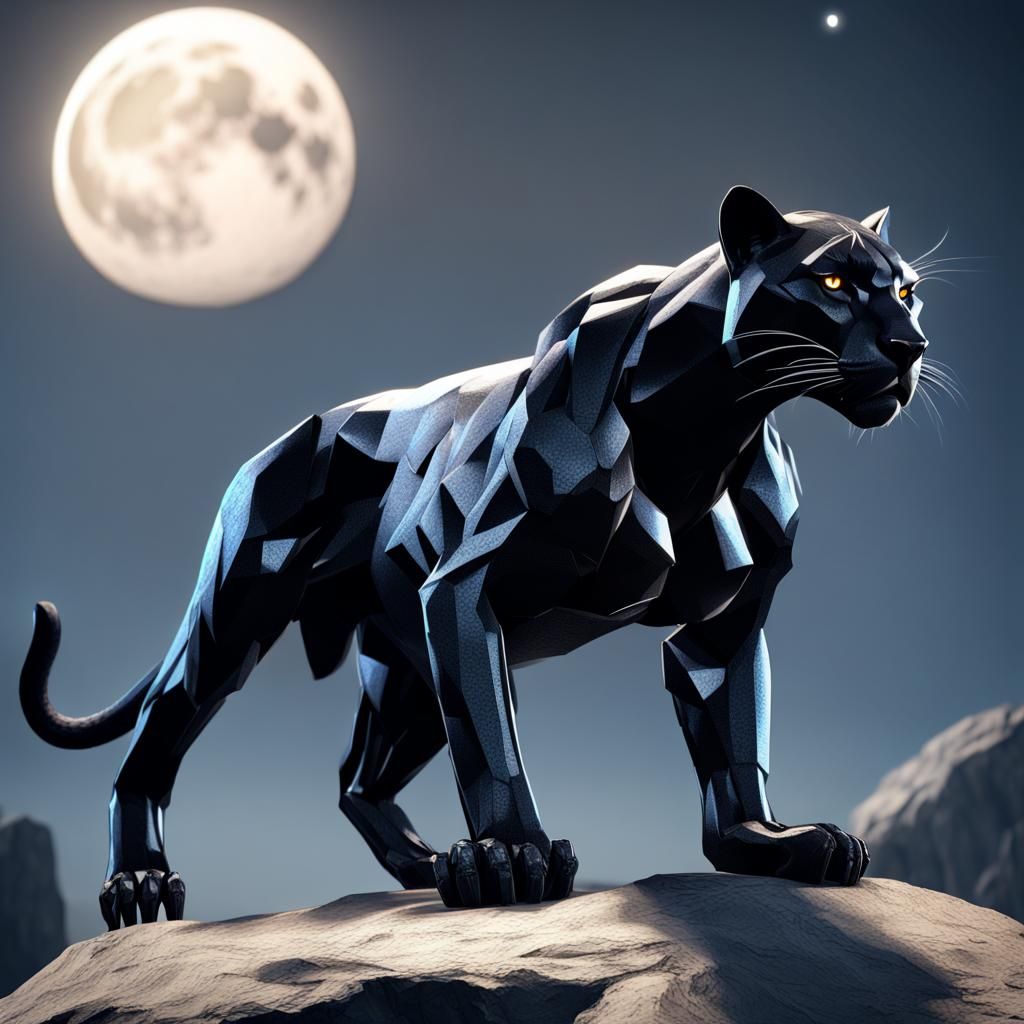 A Black Panther - AI Generated Artwork - NightCafe Creator