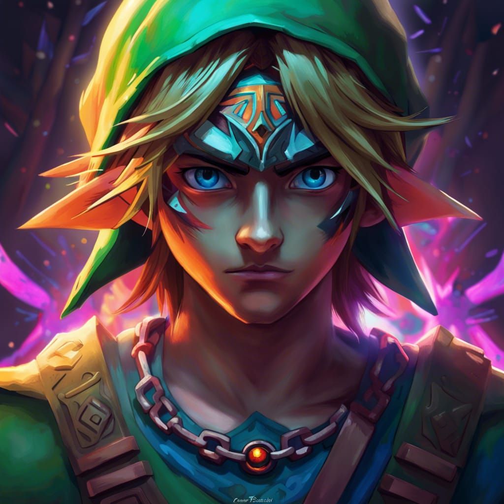 Link corrupted by power - AI Generated Artwork - NightCafe Creator