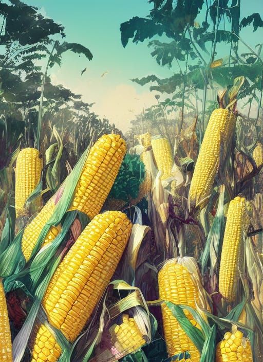 Delicious Corn Ready for Harvest undefined