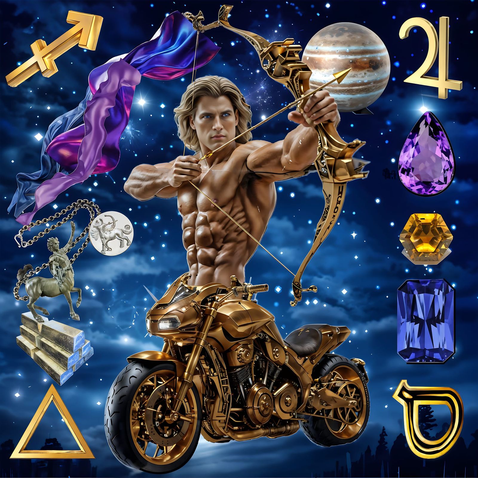 "SAGITTARIUS" ("THE ARCHER"): THE SIGN, THE SYMBOL, THE ELEM...