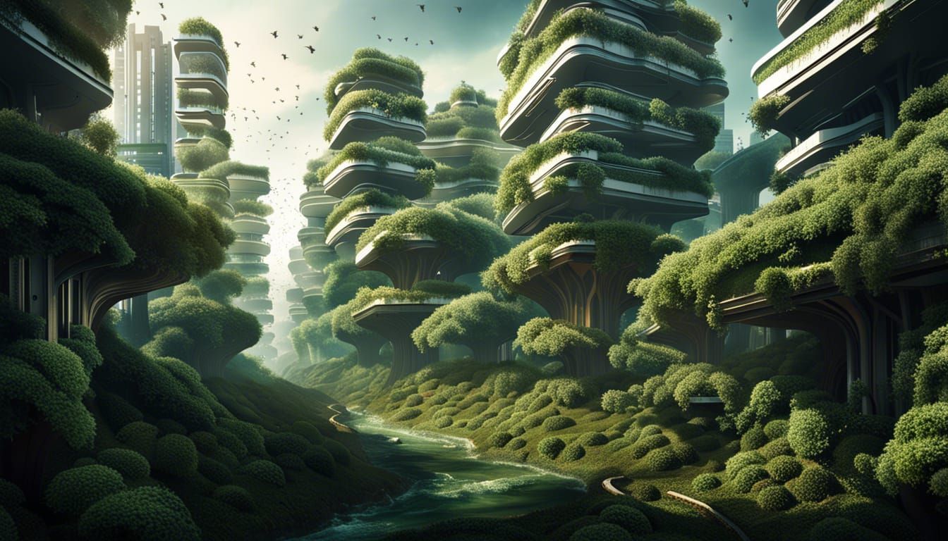 The living domains - bio-integral habitation complex