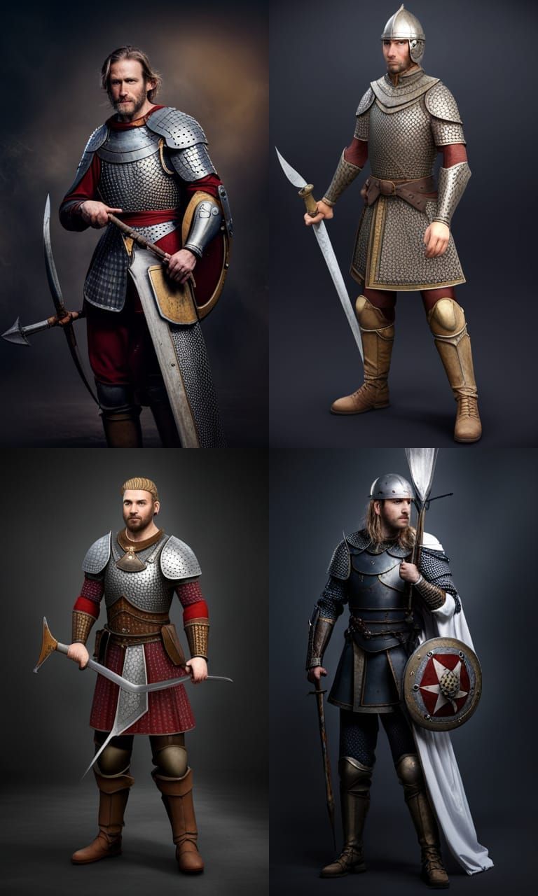 Medieval Warrior - AI Generated Artwork - NightCafe Creator