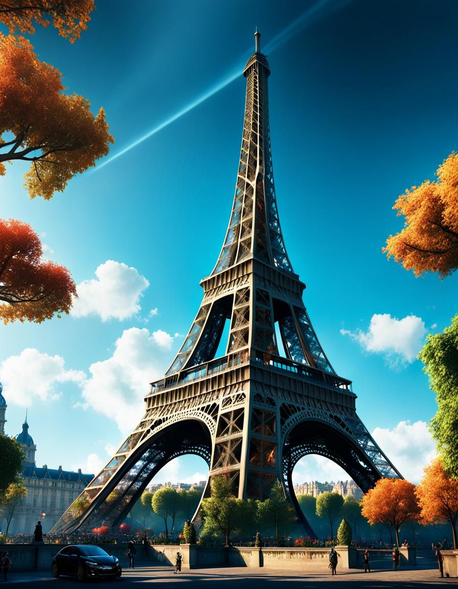Imperfect Eiffel tower...