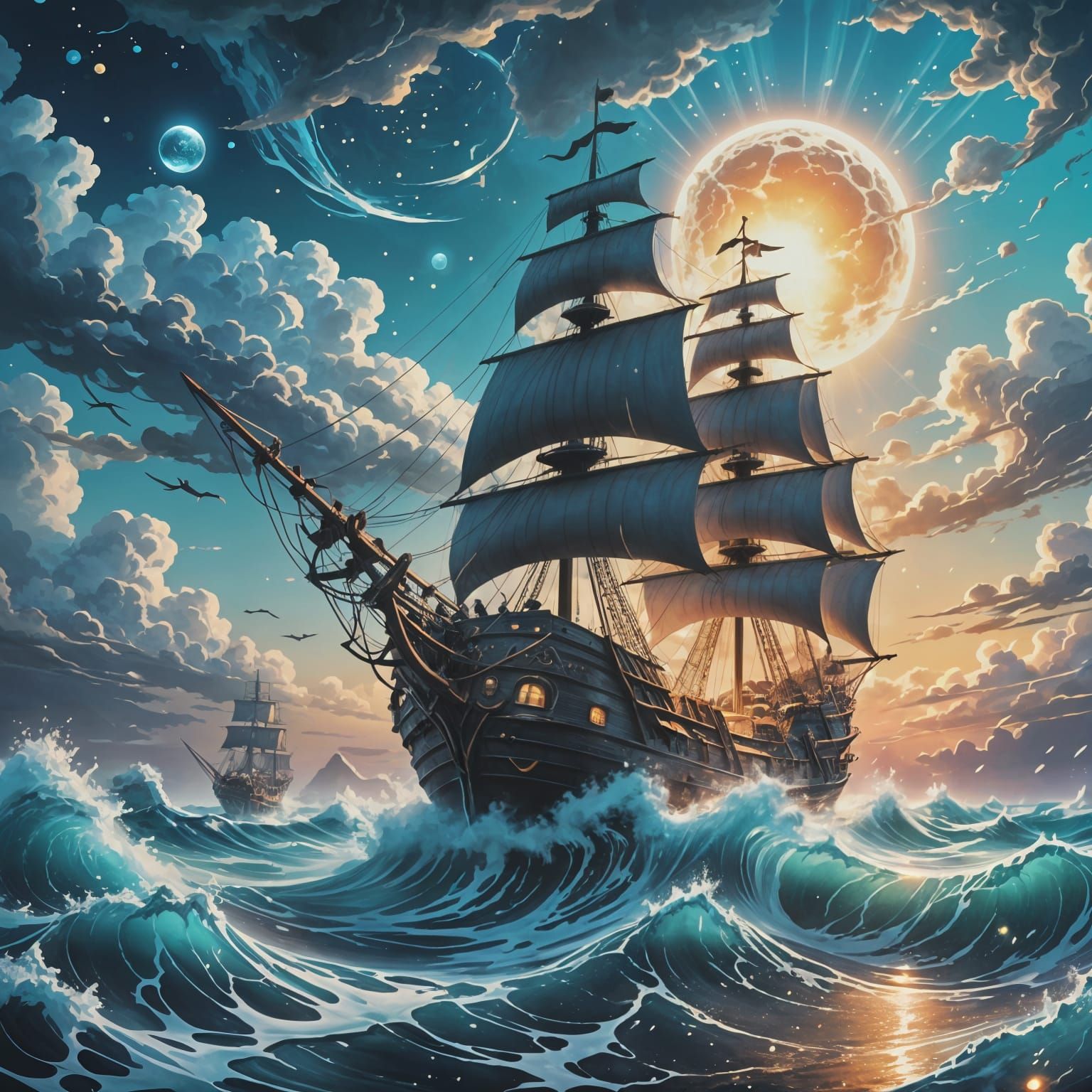 Majestic ship  by @Arturo