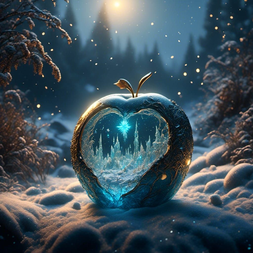 Bioluminescent Apple