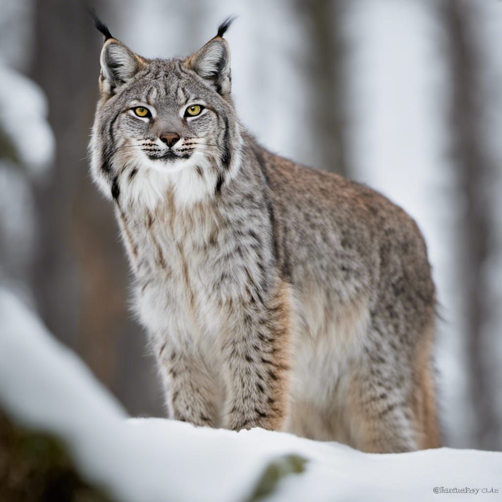 Canada Lynx - Ai Generated Artwork - Nightcafe Creator