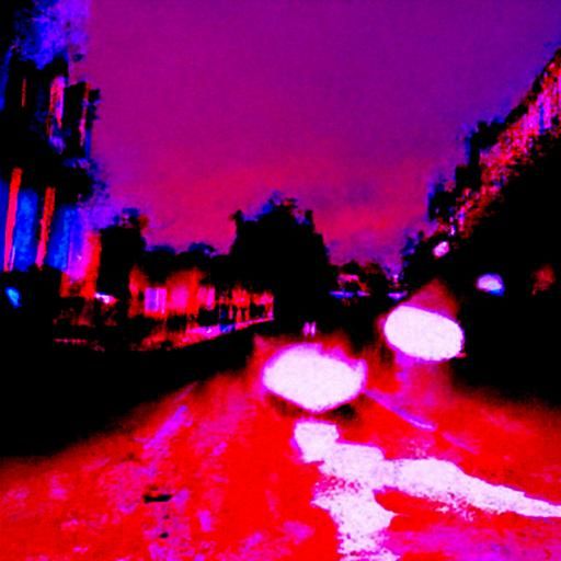 Blind man running through the light of the night
With an ans...