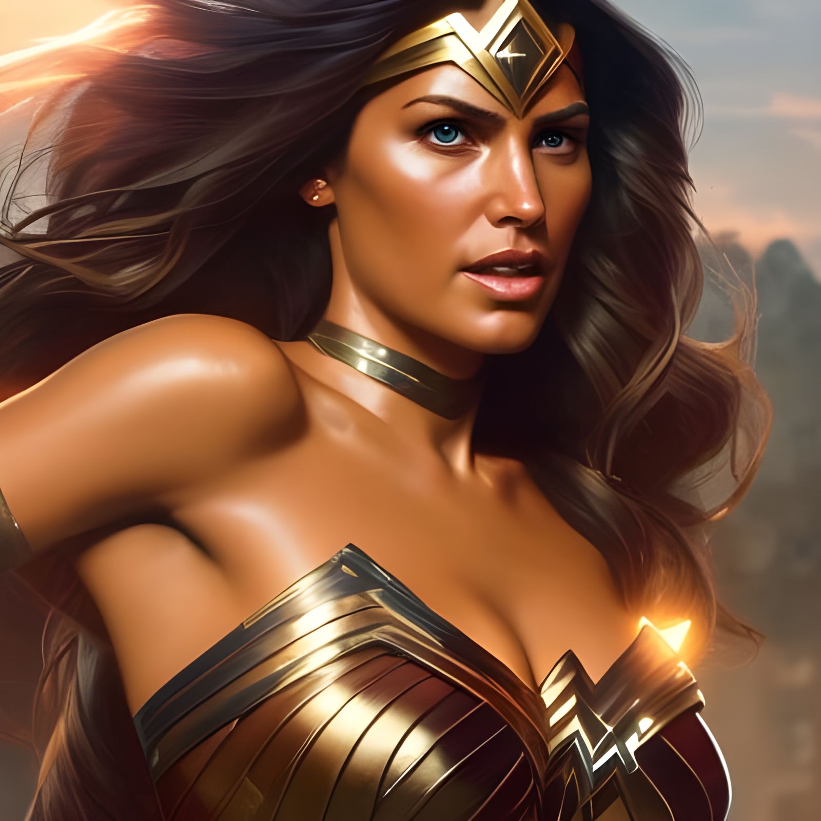 Wonderwoman - Gal Gadot - AI Generated Artwork - NightCafe Creator