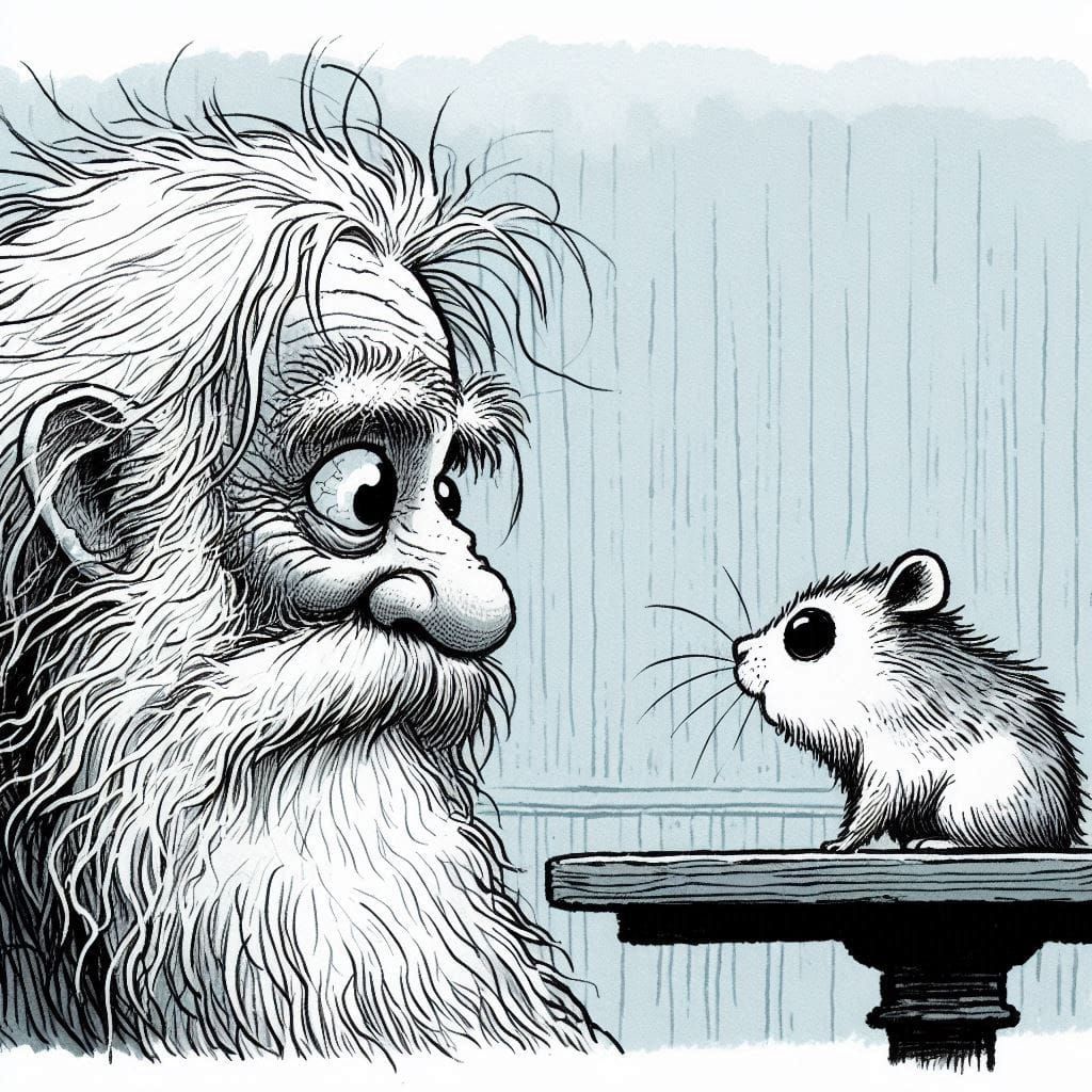 Seldom before had the old man been so fascinated by a new pe...