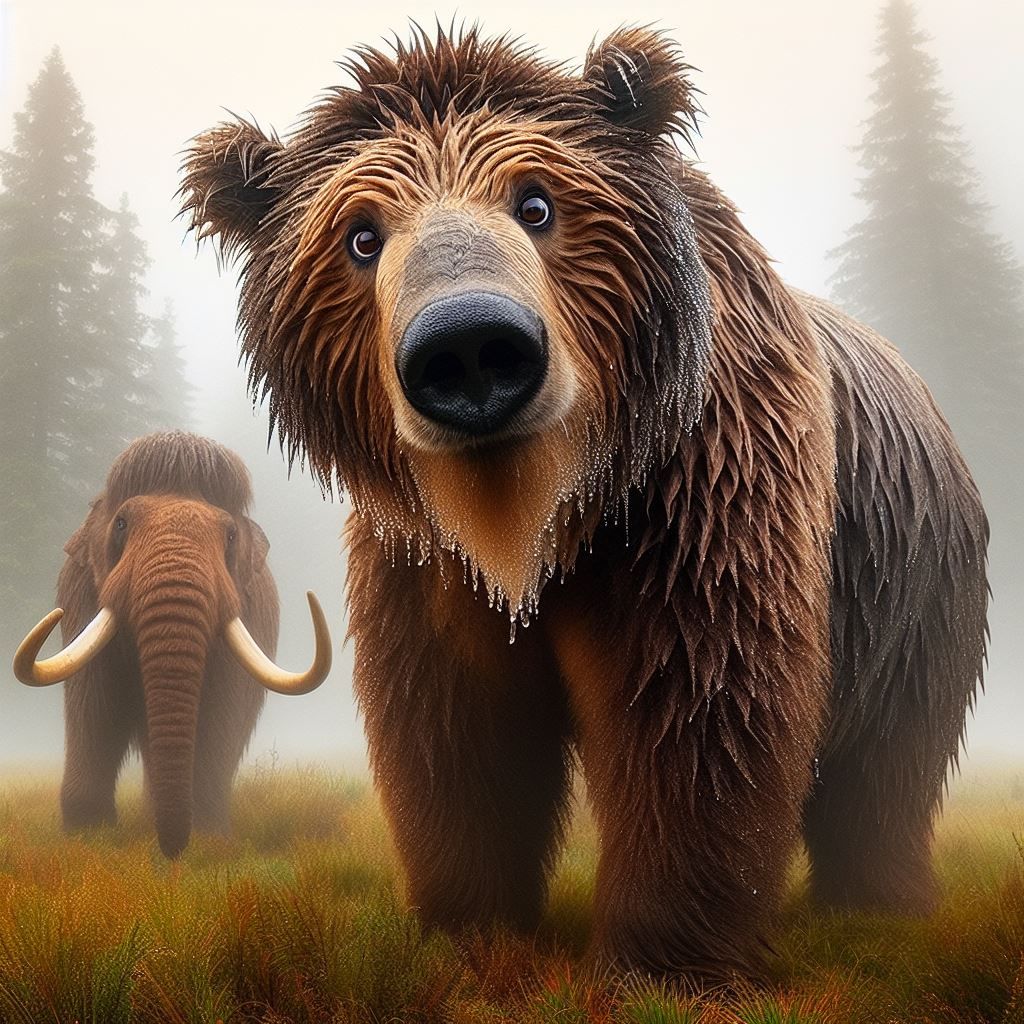 Bear with Mammoth