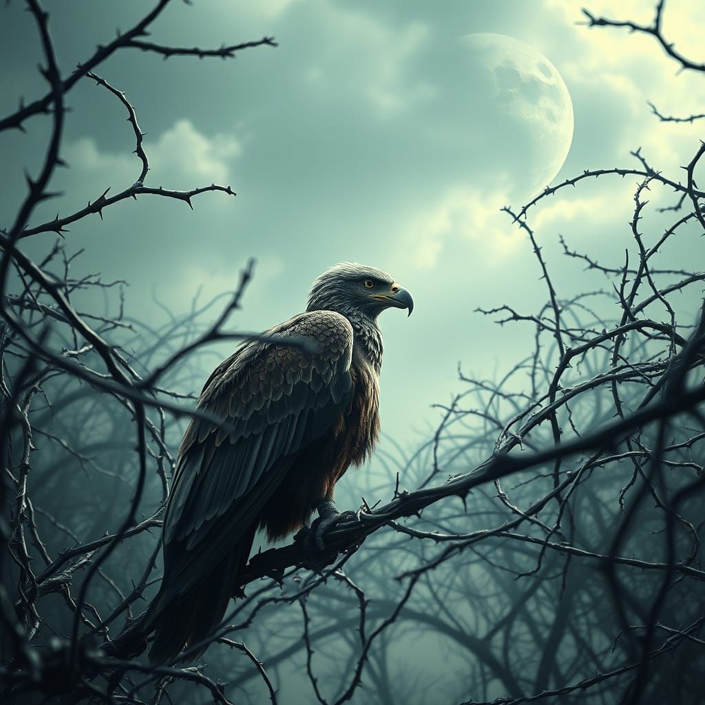 The Solitary Perch (2 likes)  by @WarrioroftheAges