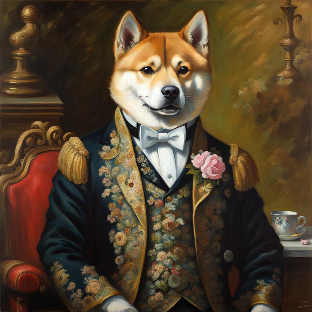 Dapper And Distinguished Shiba Inu Ai Generated Artwork Nightcafe