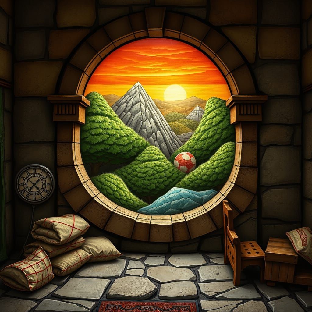 Angel in White and Devil in Red