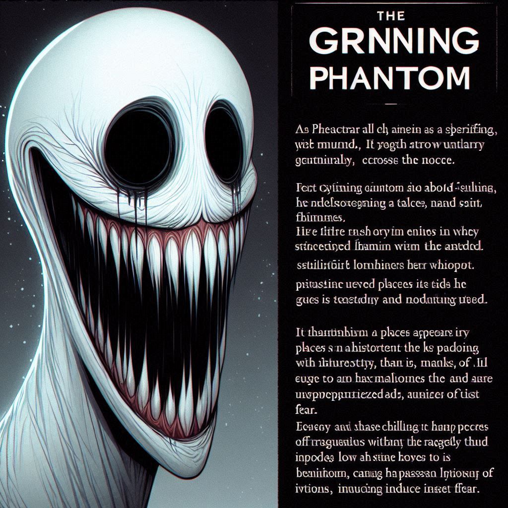 The Grinning Phantom (Trevor Henderson Type Cryptid)