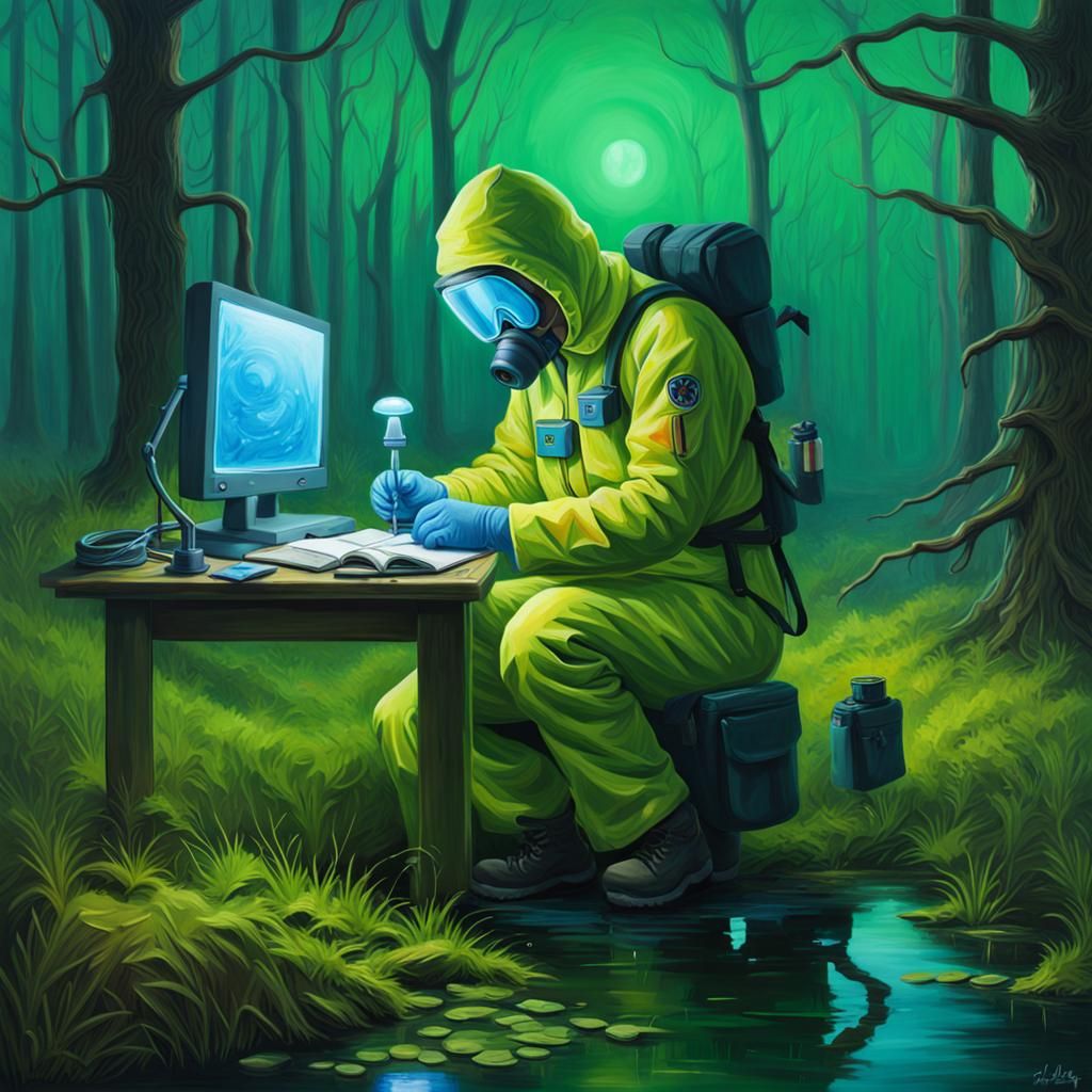 Scientific work in the zone