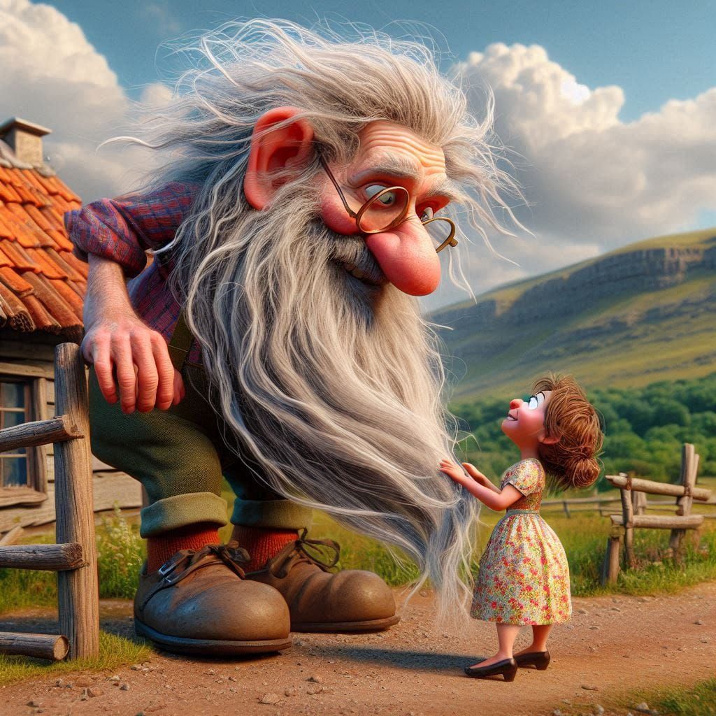 Fearlessly she stepped right up to the old recluse ๐ซต๐ป 08