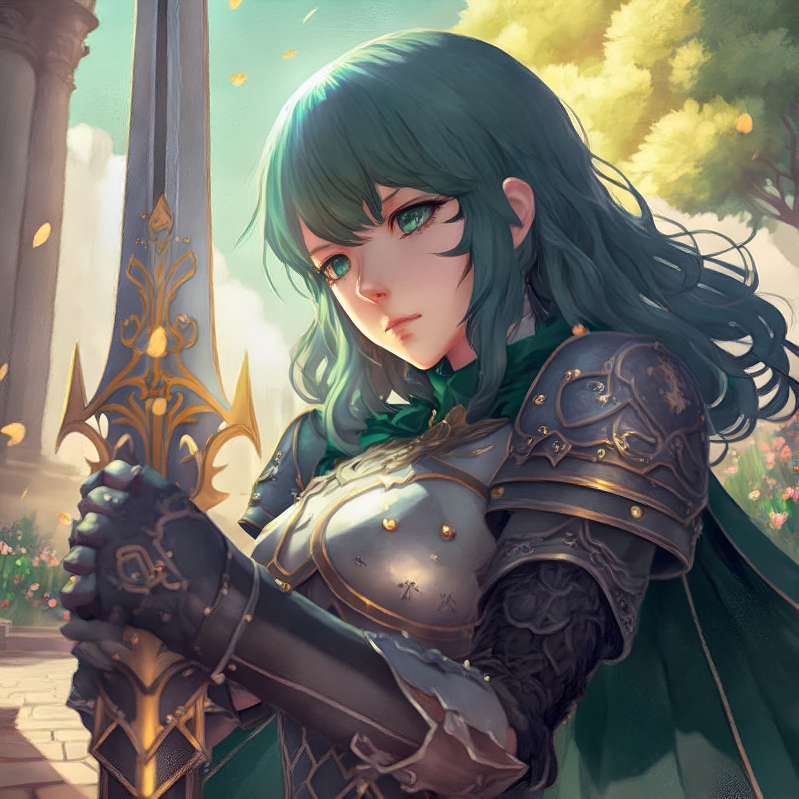 Midjourney Daily Fire Emblem Heroines: Byleth