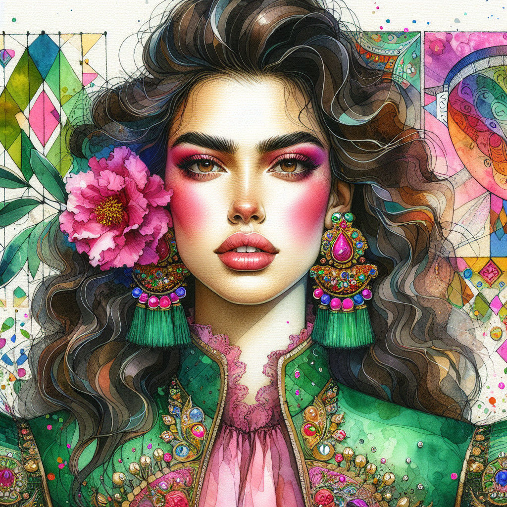 Be careful, she is wearing the Matador's Suit of Lights [ wi...