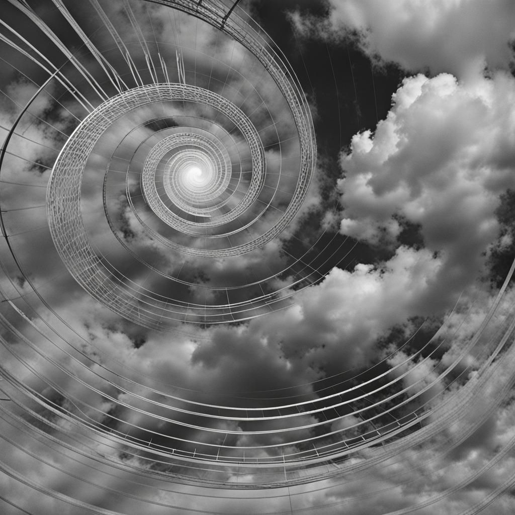 Cloud to void Spiral  - animated
