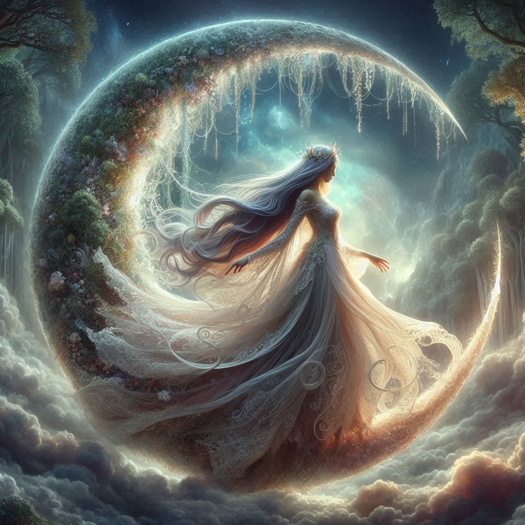 Empress of the Enchanted Crescent  by @BJ-art