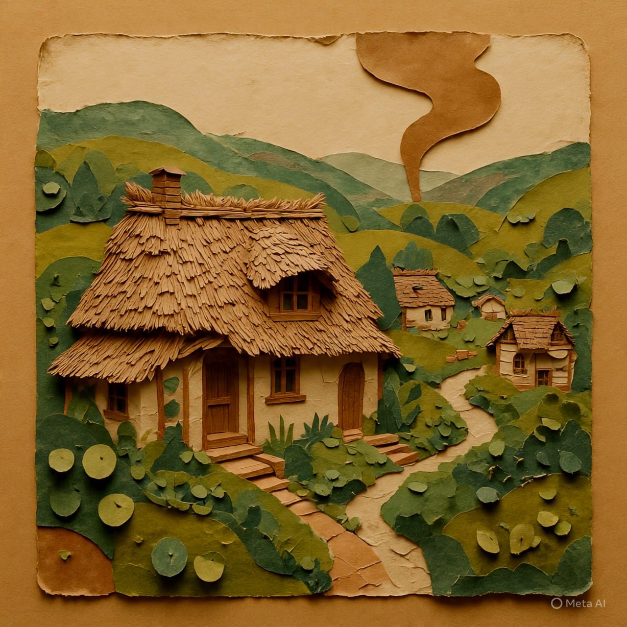 Decoupage Cottage #2