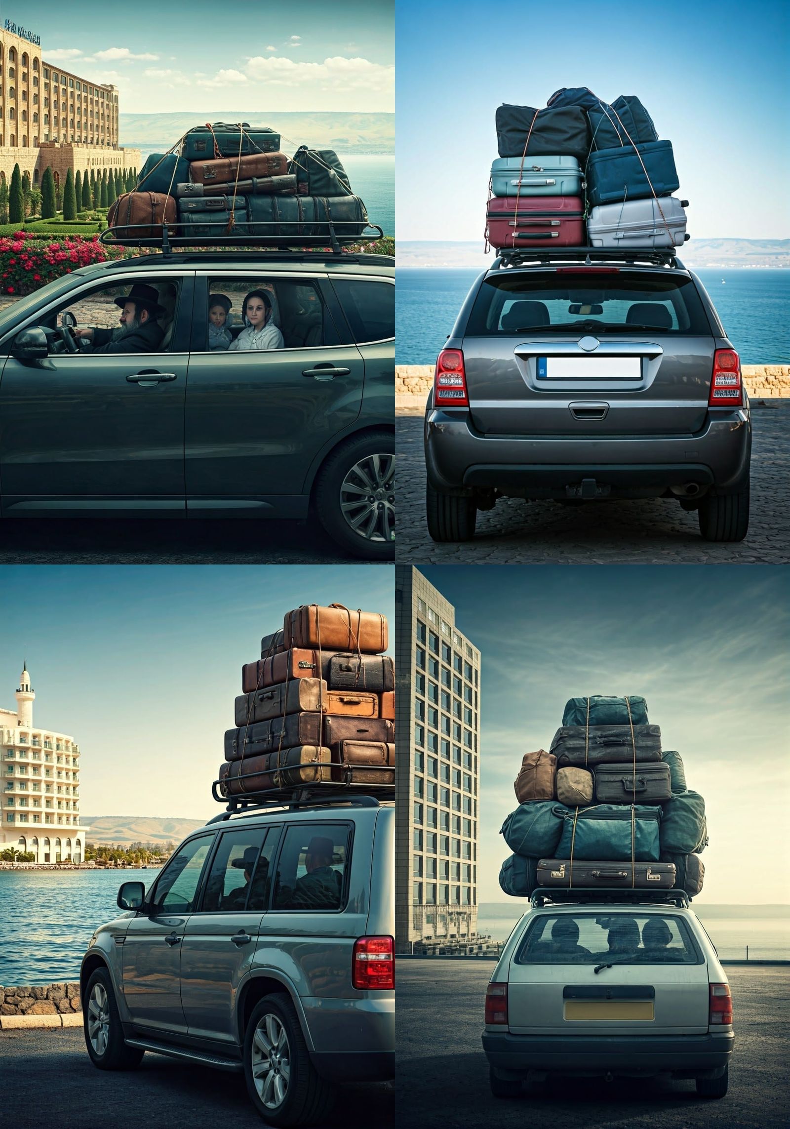 Haredi Family on Luxury Vacation in Tiberias