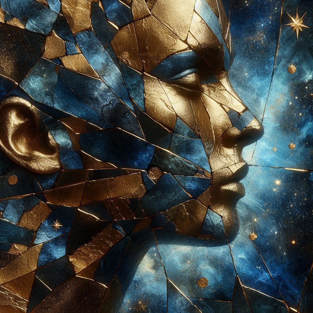 Précieusement réparé.