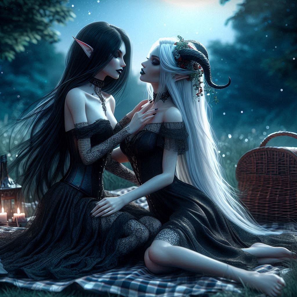 Elf Picnic  by @EowElysion