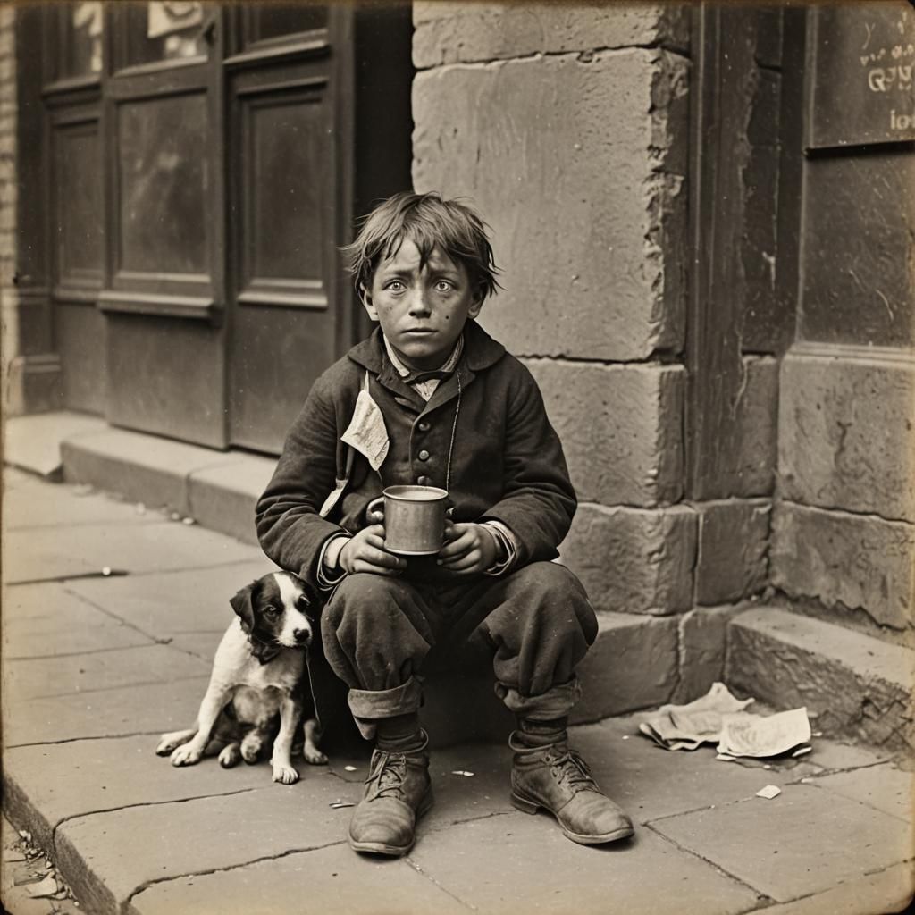 Homeless boy begging me for money