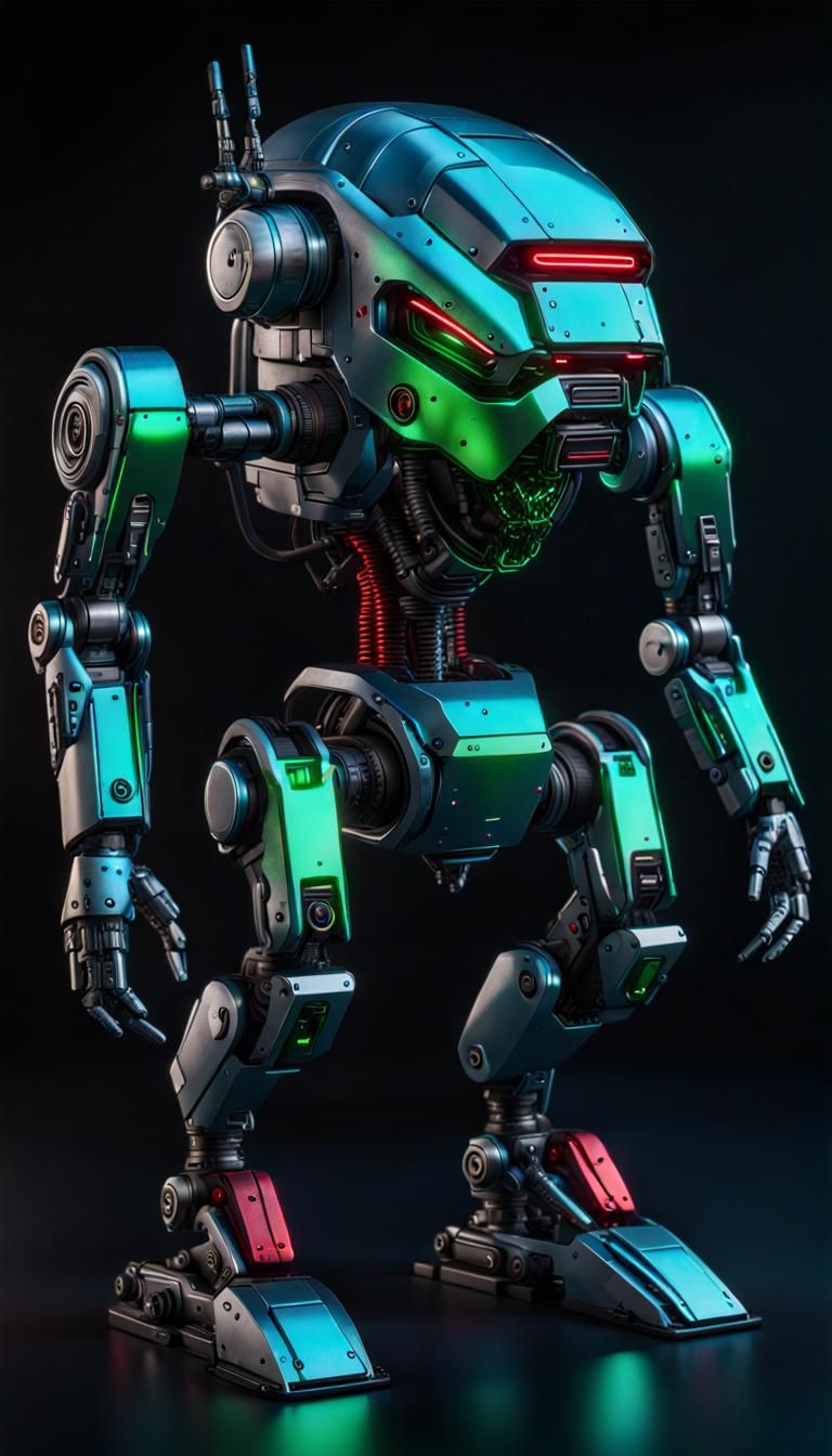 Cyber bot - AI Generated Artwork - NightCafe Creator