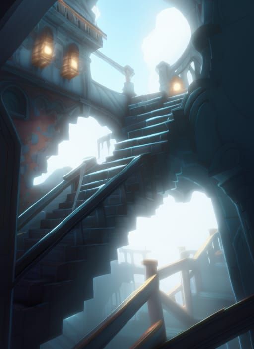 Stairs at the Piratebay