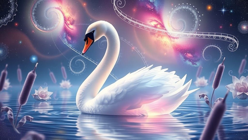 Swan  by @Textured Color