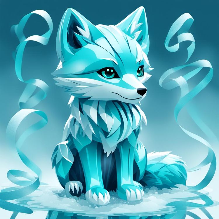 ice fox - AI Generated Artwork - NightCafe Creator