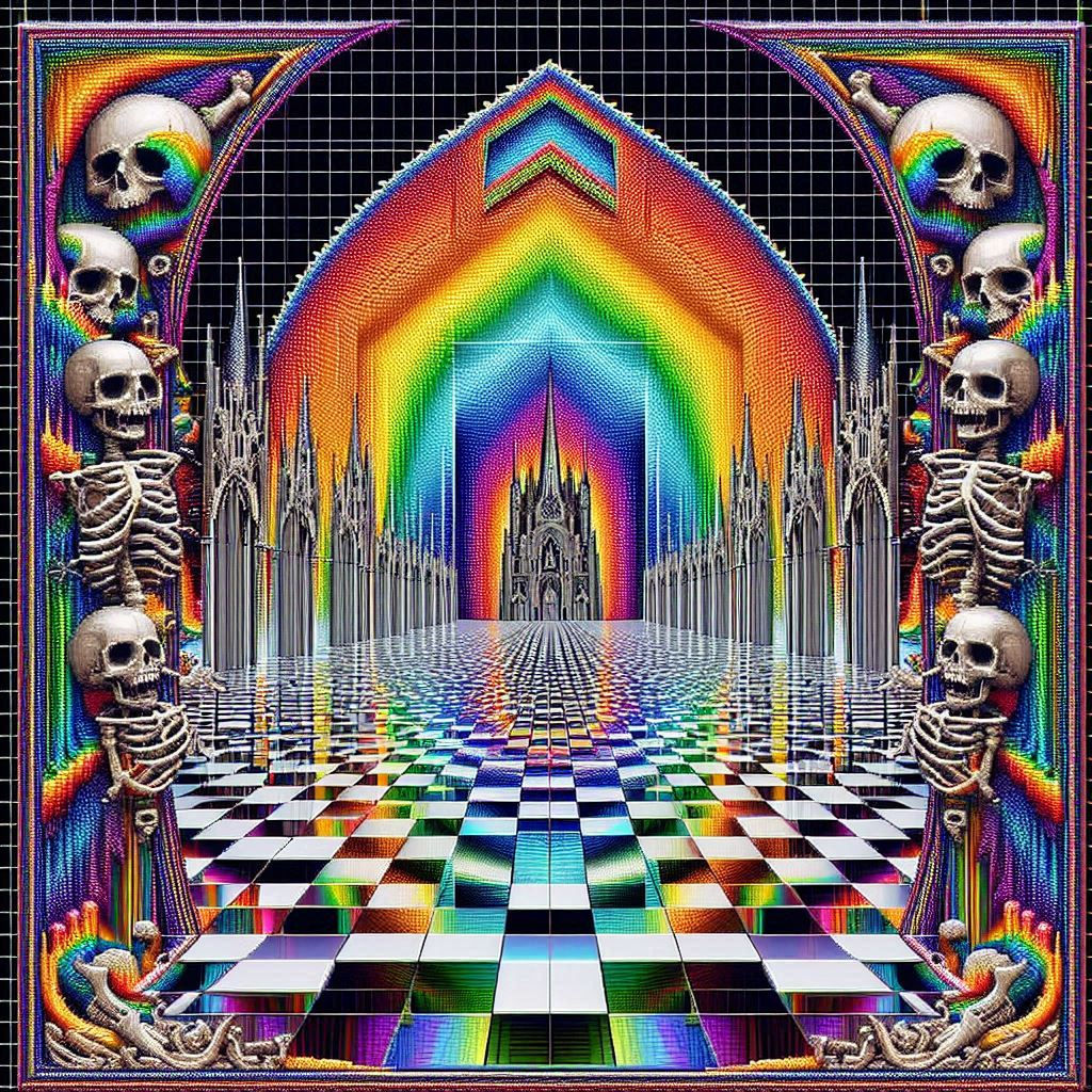 When Gothic meets 90s CRT TV